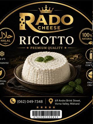 Rado Cheese premium ricotta product